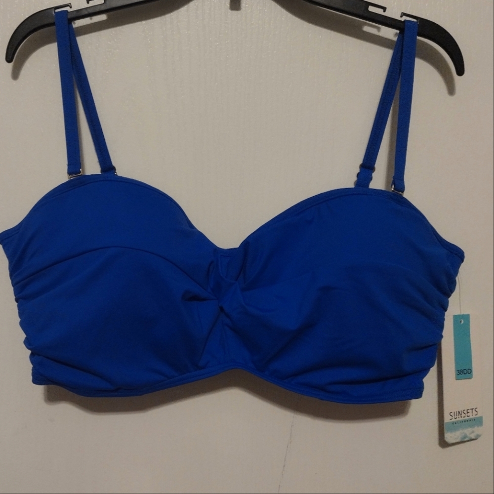 Sunsets Bikini Top 38DD NWT